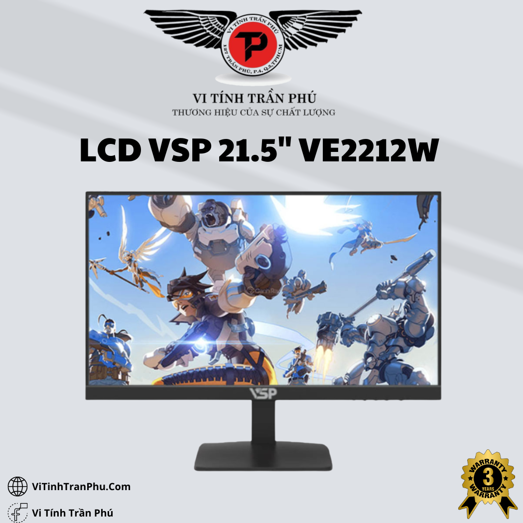 MÀN HÌNH VSP VE2212W (21.45 INCH/FHD/VA/75HZ/4MS)